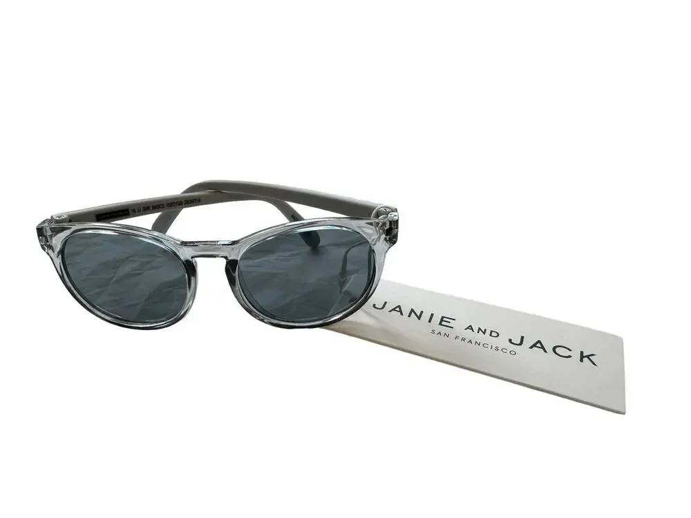 New Janie and Jack Toddlers Gray Silver Sunglasses Size 0-2